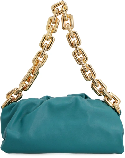 Shop Bottega Veneta The Chain Shoulder Bag In Blue