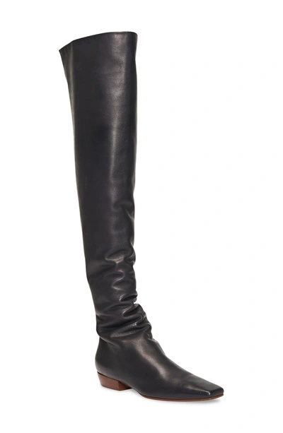 Shop The Row Slouchy Over The Knee Boot In Black