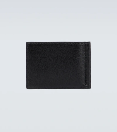 Shop Balenciaga Cash Bifold Wallet In Black/l White