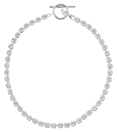 Shop Isabel Marant Crystal-embellished Choker In Transparent