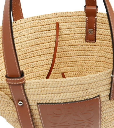 Loewe Women's Small Elephant Basket Bag In Natural/tan
