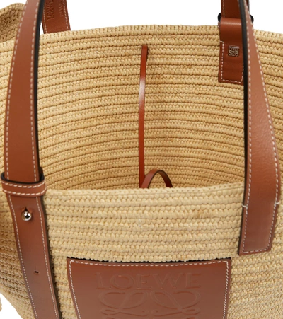 Loewe Women's Small Elephant Basket Bag In Natural/tan