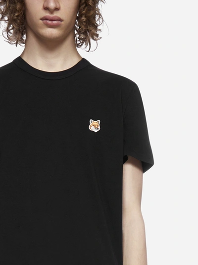 Maison Kitsuné Maison Kitsune Black Fox Head T-shirt | ModeSens
