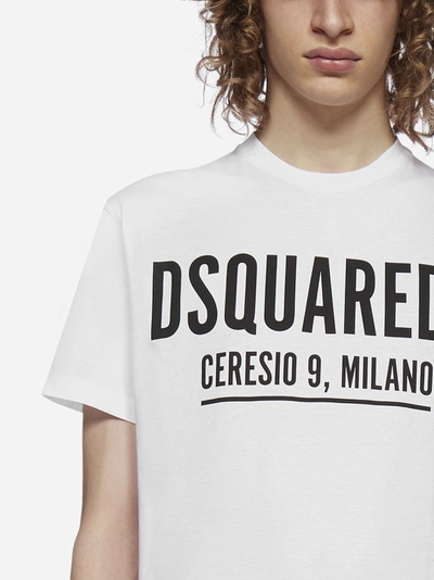 Shop Dsquared2 Ceresio 9 Logo Cotton T-shirt