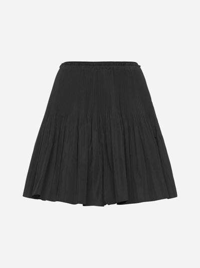 Shop Red Valentino Pleated Miniskirt