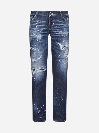 Shop Dsquared2 Jennifer Cropped Jeans