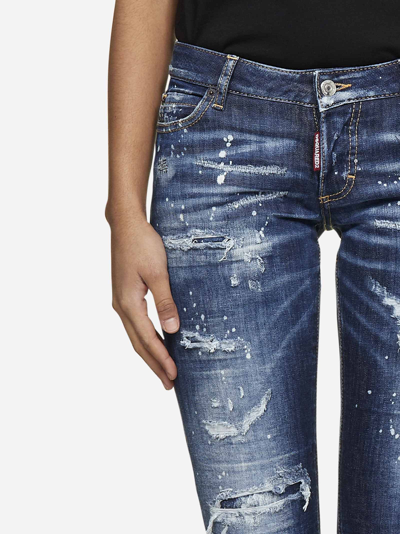 Shop Dsquared2 Jennifer Cropped Jeans