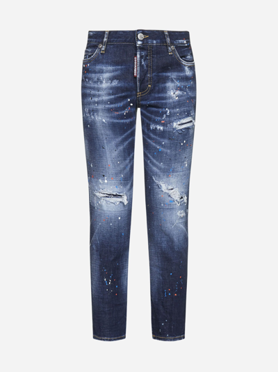 Shop Dsquared2 Jennifer Cropped Jeans