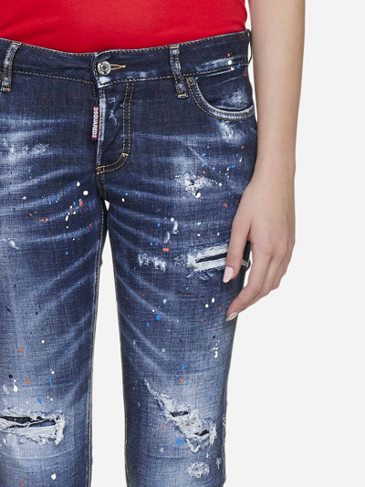 Shop Dsquared2 Jennifer Cropped Jeans
