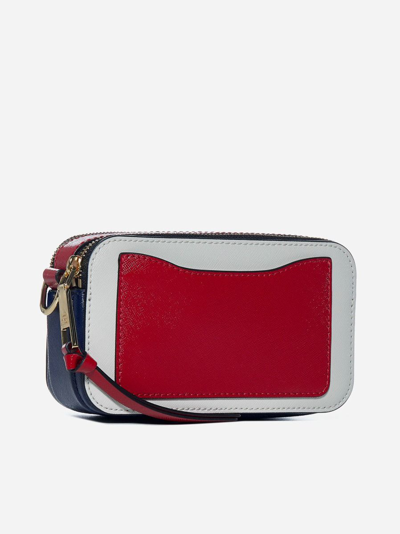 Shop Marc Jacobs Snapshot Leather Shoulder Bag