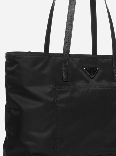 Prada Re-nylon Tote Bag in Black