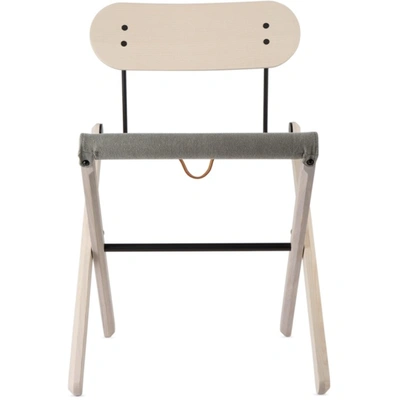 Shop Departo Ash Folding Chair In Light Ash