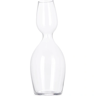 Shop Nude Glass Wine Decanter, 2.1 L In Clear