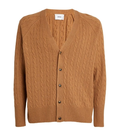 Shop Erdem Wool-blend Jan Cardigan In Brown