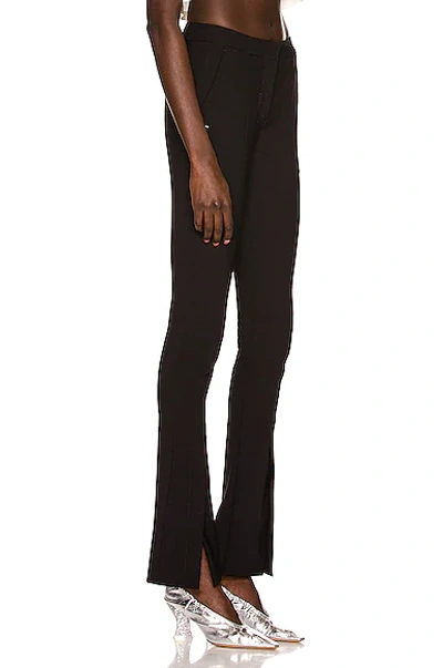 Shop Off-white Tailored Slit Pant In Black