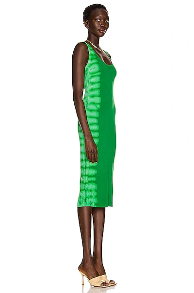 Shop Cotton Citizen The Verona Midi Dress In Kelly Green Fog