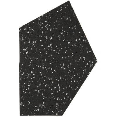 Shop Slash Objects Black Gem Mousepad In Speckled Black