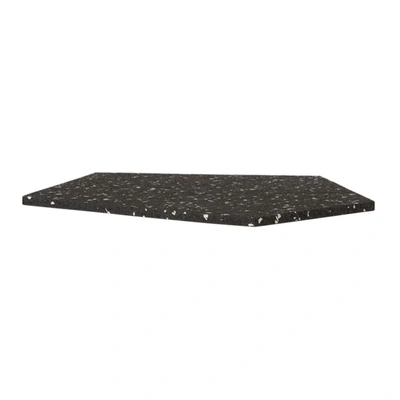 Shop Slash Objects Black Gem Mousepad In Speckled Black