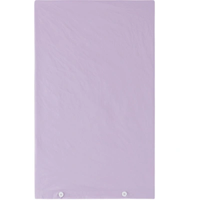 Shop Tekla Purple Percale Duvet Cover, King In Lavender