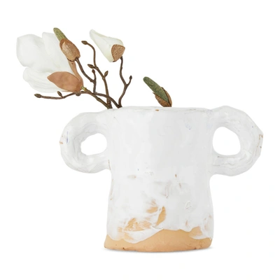 Shop Niko June White Ceramic Studio 01 Vase