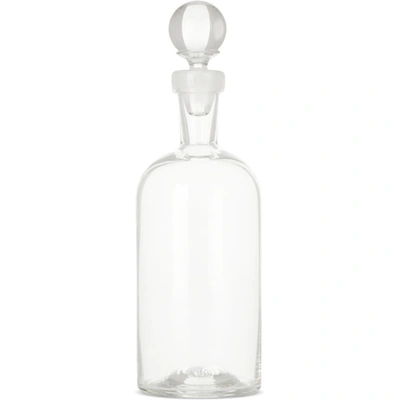 Shop Nate Cotterman Transparent Sphere Decanter In Clear