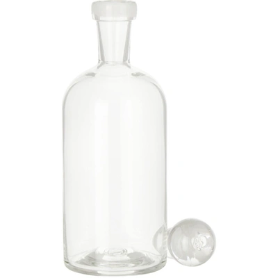 Shop Nate Cotterman Transparent Sphere Decanter In Clear
