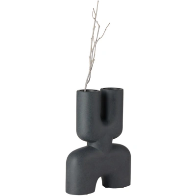 Shop 101 Copenhagen Black Mini Cobra Double Vase
