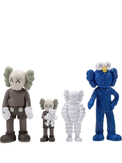 Shop Kaws Family "2021" Figure Set In Blue