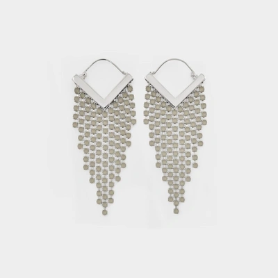 Shop Isabel Marant Earrings In Grey