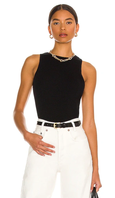 525 Open Back Tank In Black