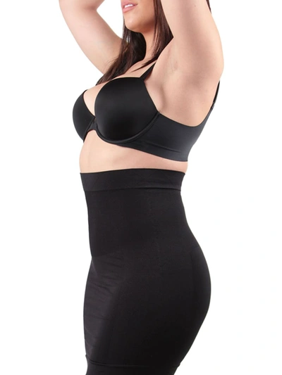 Shop Memoi Women's Slimme Control Half-slip Shaper In Black