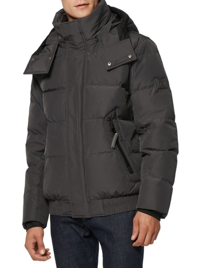 Shop Marc New York Men's Phoenix Down-blend Puffer Jacket In Charcoal