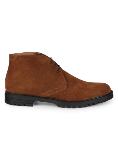 Shop To Boot New York Men's Lombard Suede Chukka Boots In Sigaro