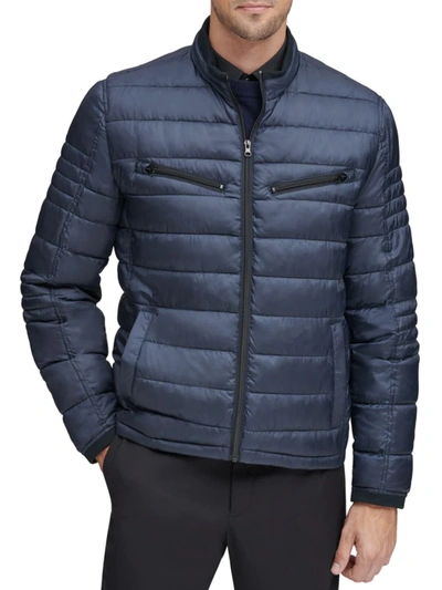 Marc New York Men's Grymes Channel Quilted Puffer Jacket In Ink