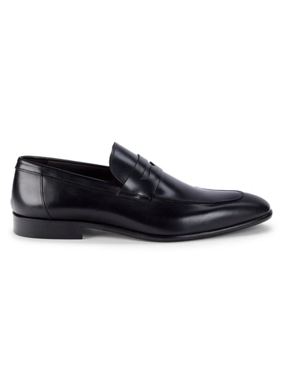 Shop To Boot New York Men's Nova Leather Loafers In Nero
