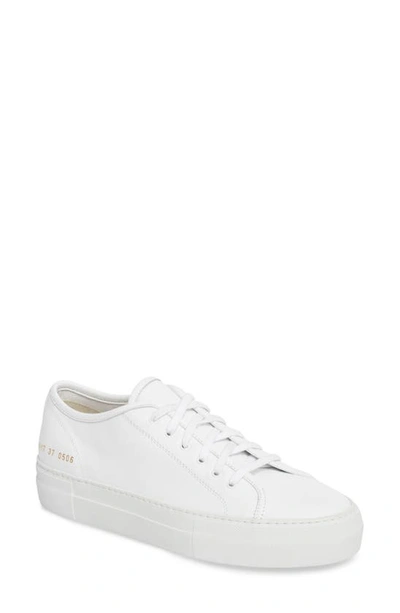 Shop Common Projects Tournament Low Top Sneaker In White 1