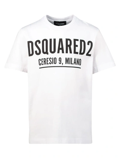 Shop Dsquared2 Kids T-shirt In White