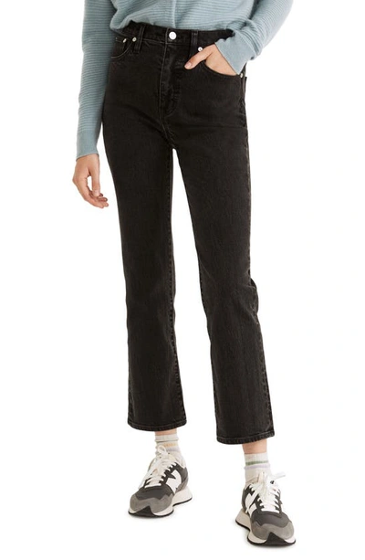 Shop Madewell Slim Demi Bootcut Jeans In Lunar Wash