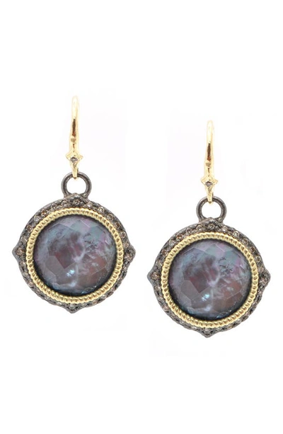 Armenta Old World Doublet Drop Earrings In Blue