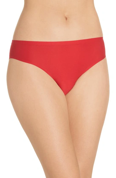 Shop Chantelle Lingerie Soft Stretch Bikini In Poppy Red
