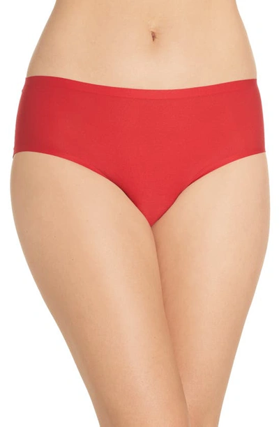 Shop Chantelle Lingerie Soft Stretch Seamless Hipster Panties In Poppy Red