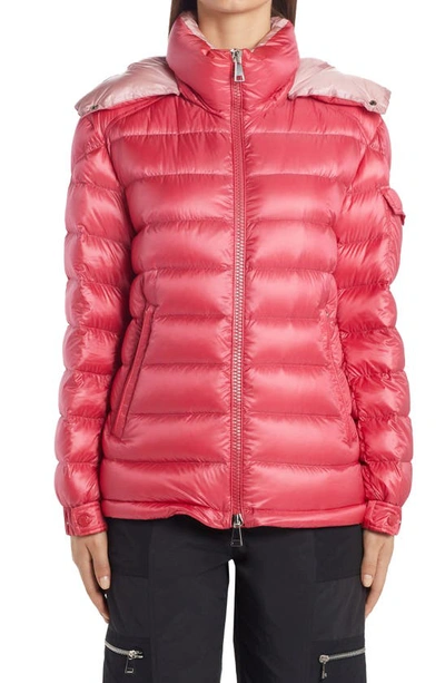 Shop Moncler Dalles Water Resistant Down Puffer Jacket In Fuschia