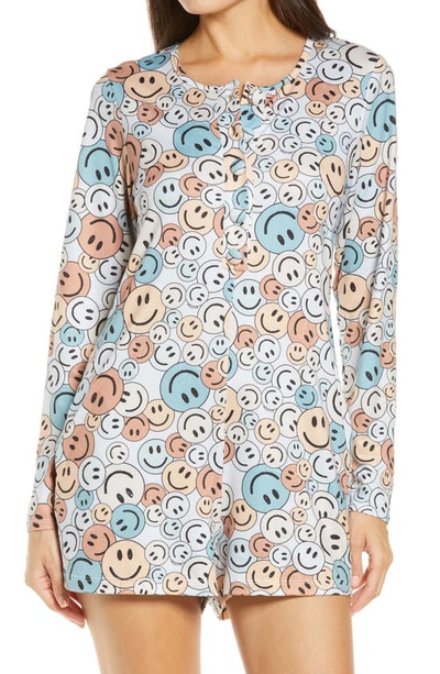 Shop Masongrey Kylie Romper Pajamas In Joy