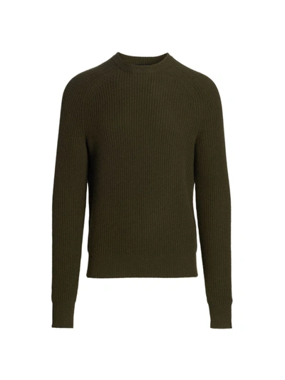 Shop Rag & Bone Ribbed Cashmere Sweater In Dufflebag