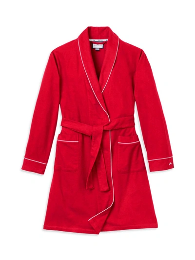 Shop Petite Plume Red Flannel Robe