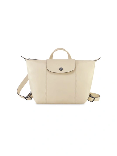 Longchamp ivory Medium Le Pliage Tote Bag