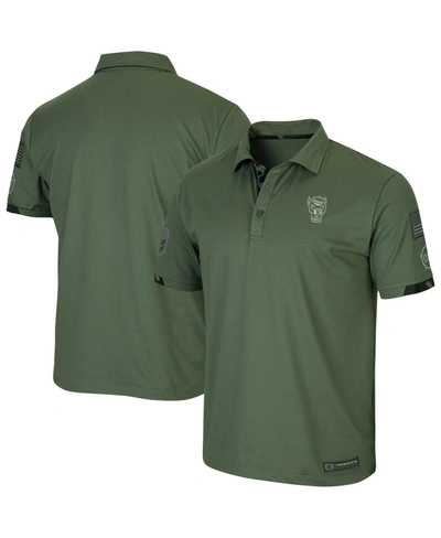 Shop Colosseum Men's Olive Nc State Wolfpack Oht Military-inspired Appreciation Echo Polo Shirt