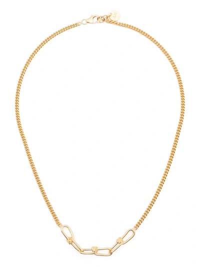 Shop Annelise Michelson Wire Boyfriend Chain Necklace In Gold