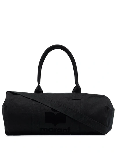 Shop Isabel Marant Nayogi Cotton Holdall Bag In Black