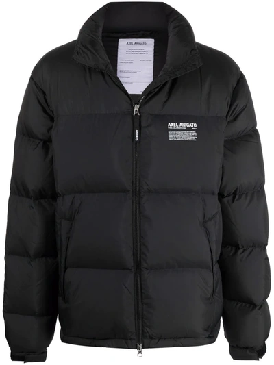 Axel Arigato Black Down Observer Puffer Jacket In Black